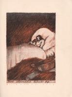 Maupassant, Guy de: 
A vöröslámpás ház. Fordította Laczkó Géza. Byssz Róbert illusztrációival.
(Bu...