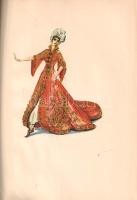 Puskin, [Alekszandr Szergejevics]:  A bahcsiszeráji szökőkút. Szabó Lőrinc műfordítása Fülöp Zoltán és Márk Tivadar illusztrációival. (Számozott.) (Budapest), 1957. Magyar Helikon Könyvkiadó (Kossuth Nyomda). 41 + [3] p. + 8 t. (színes, ebből 3 dupla oldalas). Egyetlen illusztrált kiadás. Könyvgyűjtők számára készült bibliofil kiadás. Kolofon: "A szöveget Szabó Lőrinc válogatott műfordításai című kötet alapján közöljük. Könyvünkben az Állami Operaház előadásainak Fülöp Zoltán által tervezett színpadképeit és Márk Tivadar kosztümterveit használtuk fel illusztrációként. Nyomatott a Kossuth nyomdában Garamond kurzív betűkkel, 120-gr-os offset papíron. Megjelent 5000 példányban, ebből 500 példány számozva. Ez a könyv a 15. számú példány". Aranyozott, illusztrált kiadói egészvászon kötésben. Jó példány.