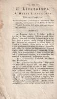[Folyóirat] Tudományos Gyüjtemény. Szerkeztette Vörösmarty Mihál. XIII. esztendei folyamat, 6. szám....