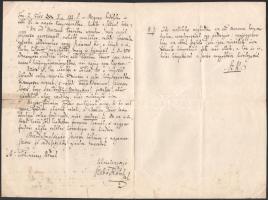 [Kézirat] Szabó Károly (1824-1890) történész, bibliográfus, az Erdélyi Múzeum Egyesület könyvtárosán...