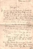 [Kézirat] Szabó Károly (1824-1890) történész, bibliográfus, az Erdélyi Múzeum Egyesület könyvtárosán...