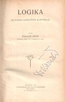 Pauler Ákos: 
Logika. Az igazság elméletének alapvonalai.
Budapest, 1925. Eggenberger-féle Könyvke...
