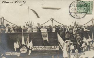 Berlin Tempelhofer Feld air parade with a Z III Zeppelin photo