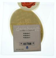 DN "Wilhelm I. / 1871-1918. Die Kaiser des Deutscher Reichs" kétoldalas, aranyozott Cu pla...