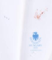 3 darab magyar porcelán állatfigura, jelzett, hibátlan, m: 17 cm