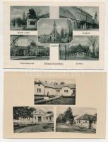 58 db MODERN fekete-fehér magyarországi város képeslap / 58 modern black and white Hungarian town po...