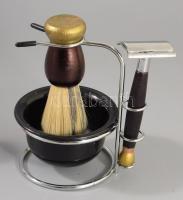 Retro borotválkozó szett, hozzá bontatlan borotvaszappan