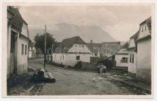 1926 Ótohán, Tohanul Vechiu, Tohanu Vechi (Zernest, Zarnesti); utcakép / street view. photo (apró szakadás / tiny tear)