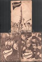 1948-1949 Az Őrsvezető úttörő folyóirat 3 db száma: I. évf. 2. és 3. sz., II. évf. 1. sz., változó állapotban