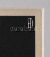 Dallos Hanna (1907-1944): "Jöjjön el a te országod", fametszet, papír, jelzett a metszeten...