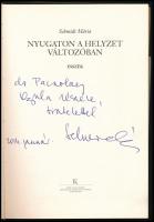 Schmidt Mária: Nyugaton a helyzet változóban. Esszék. A szerző, Schmidt Mária (1953-) Széchenyi-díja...