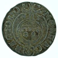 Lengyel-Litván Nemzetközösség 1625. 3p / Póltorak (1/24 Tallér) Ag "III. Zsigmond" Bydgoszcz (0,91g) T:XF,VF Polish-Lithuanian Commonwealth 1625. 3 Polker / Półtorak (1/24 Thaler) Ag "Sigismund III" Bydgoszcz (0,91g) C:XF,VF Krause KM#41