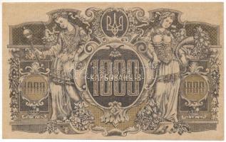 Ukrajna / Autonóm Köztársaság 1918. 1000K "341198" T:XF
Ukraine / Autonomous Republic 191...
