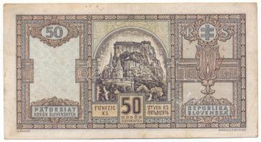 Szlovákia 1940. 50K "Hv 086766" T:F több fo.
Slovakia 1940. 50 Korun "Hv 086766"...