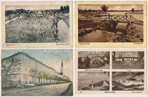 21 db RÉGI magyar város képeslap, vegyes minőség / 21 pre-1945 Hungarian town-view postcards, mixed quality