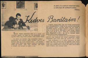 cca 1949 ,,Dolgozó parasztfiatalok mezőgazdasági gimnáziumban!", oktatáspolitikai propaganda ki...