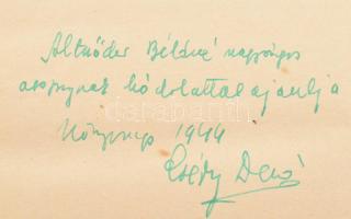 Cséry Dezső: Vér nemzetség. Bp., 1943, Griff Könyvkiadó. Kiadói félvászon kötésben, könyvtest elvált...