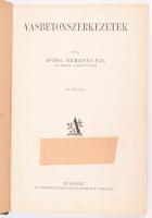 Dr. Neményi Pál: Vasbetonszerkezetek 337 ábrával. Bp.,é.n., Athenaeum, 312 p.+10 t. (kihajtható) Félvászon kötésben