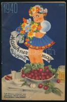 1940 Mauthner mag árjegyzék, Mauthner Ödön Magtermelő és Magkereskedelmi R.T. Budapest, kiadói papírkötés, 128 p.