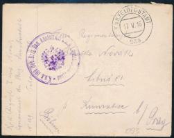 1916 Tábori posta boríték "K.u.k. 109. Geb. Brig. San. Anstalt der ..." + "FP 230"