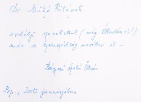 Bágyoni Szabó István: Elszabadult konténerek. Naplóregény. (Kolozsvár, 1986-1989.) DEDIKÁLT! Arad, 2005, Irodalmi Jelen Könyvek. Kiadói papírkötés.