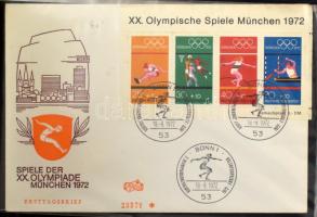 Kb 80-100 db német FDC levélberakóban