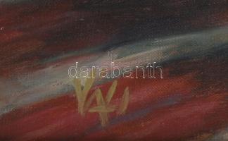 Váli (Weiss) Zoltán (1910-1994): Pünkösdirózsák. Olaj, vászon. Jelzett. Proveniencia: Saphier-gyűjte...