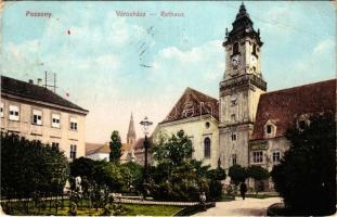 1909 Pozsony, Pressburg, Bratislava; Városháza / town hall (EB)