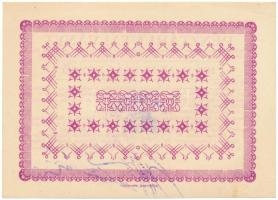 1945. Kaposvár 100P "Pénztári utalvány" tinta aláírással, bélyegzéssel, "002596"...