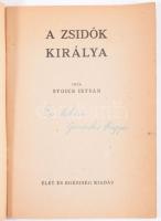 Stoics István: A zsidók királya. h.n., é.n., Élet és Egészség Kiadása. Kiadói papírkötés. 48p