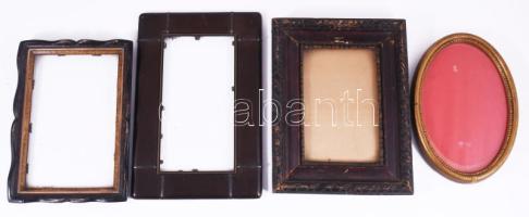 11 darab képkeret, klf méretben, közte antik darabokkal