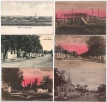 42 db RÉGI megíratlan Eger környéki település képeslap / 42 pre-1945 unused Hungarian town postcards from around Eger