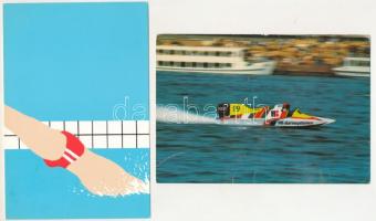 VÍZISPORT - 20 db MODERN képeslap / WATERSPORT - 20 modern postcards