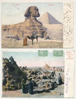 EGYIPTOM - 73 db RÉGI képeslap / EGYPT - 73 pre-1945 postcards