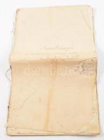 1890 Bartha Károly ( Tatrang (Erdély, RO, Tarlungeni iskolaigazgató munkája): Szemelvények a barczasági magyarság kultúrtörténetéből kézirat 73 oldalon. Utolsó lapon kis szakadás, hiány