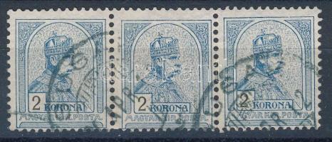 1904 Turul 2K hármascsík 1. vízjelállás (96.000 +++)
