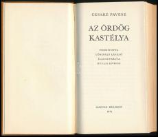 Pavese, Cesare: Az ördög kastélya. Gyulai Líviusz illusztrációival. [Bp.], 1971, Magyar Helikon. 246/1500. számozott példány. Kiadói bőr kötés, jó állapotban.