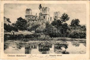 1903 Miskolc, Diósgyőri várrom. Gedeon András kiadása (fl)