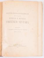 A Beszterczebánya-Egyházmegyei Róm. Kath. Népiskola És Néptanítók Történeti Névtára. Szerkesztve Az Ezredéves Országos Kiállítás Alkalmából. MDCCCXCVI. Besztercebánya, 1896. Machold. F. XIX. 276 + (2)p. Korabeli félvászon kötésben, az eredeti papírborító felhasználásával, a borító megviselt, a lapok épek. Ritka!