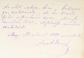 cca 1884 Nagybecskereki emlékkönyv számtalan 19. századi lakos bejegyzésével, köztük Margittay Györg...