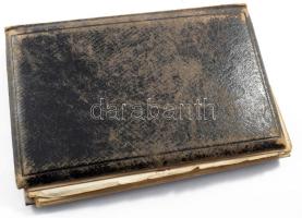 cca 1884 Nagybecskereki emlékkönyv számtalan 19. századi lakos bejegyzésével, köztük Margittay Györg...