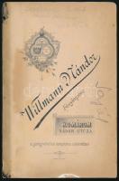 cca 1895 Szeghény József kihelyezett komáromi tábori lelkész és társasága. Keményhátú fotó Wittmann ...