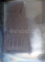 5 db üvegnegatív vegyes felvételekkel (közte a Szent Gellért-szobor, kirándulási képek, stb.), 12x9 ...