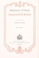 Prohászka Ottokár: Magasságok felé. Prohászka Ottokár összegyűjtött munkái VIII. köt. Bp.,(1928.),Szent István-Társulat. Kiadói aranyozott egészvászon-kötés.
