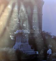 5 db üvegnegatív vegyes felvételekkel (kirándulási képek, életképek), 12x9 cm