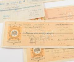 ca 1900-1940 Óriási váltó tétel: több száz darab, sokféle kiadás, sok bélyeggel, látványos színes le...