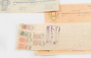 ca 1900-1940 Óriási váltó tétel: több száz darab, sokféle kiadás, sok bélyeggel, látványos színes le...