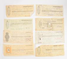 ca 1900-1940 Óriási váltó tétel: több száz darab, sokféle kiadás, sok bélyeggel, látványos színes le...