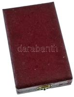 1989. "A Magyar Köztársaság Csillagrendje" aranyozott, zománcozott bronz kitüntetés mellsz...