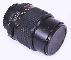 Minolta MD 135 mm 1:3,5 objektív, tokkal.